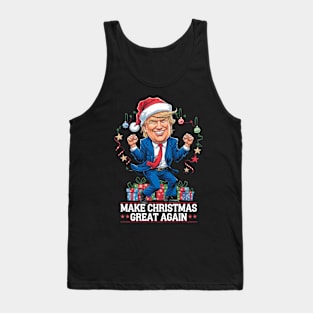 TRUMP DANCE MAKE CHRISTMAS GREAT AGAIN Tank Top